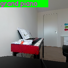 Image classification model with an overlay rendered by IM SDK